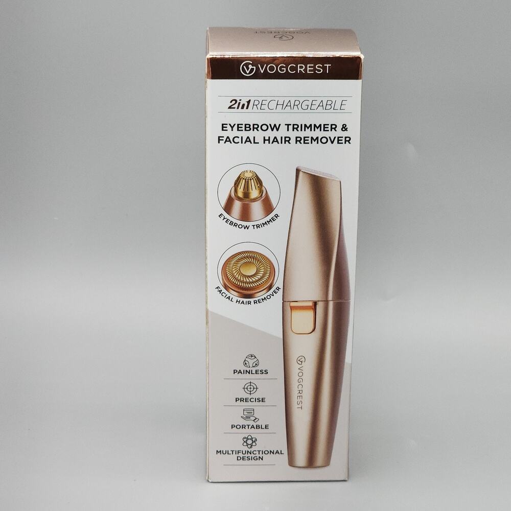 Facial Hair Remover Eyebrow Trimmer Rechargeable Vogcrest